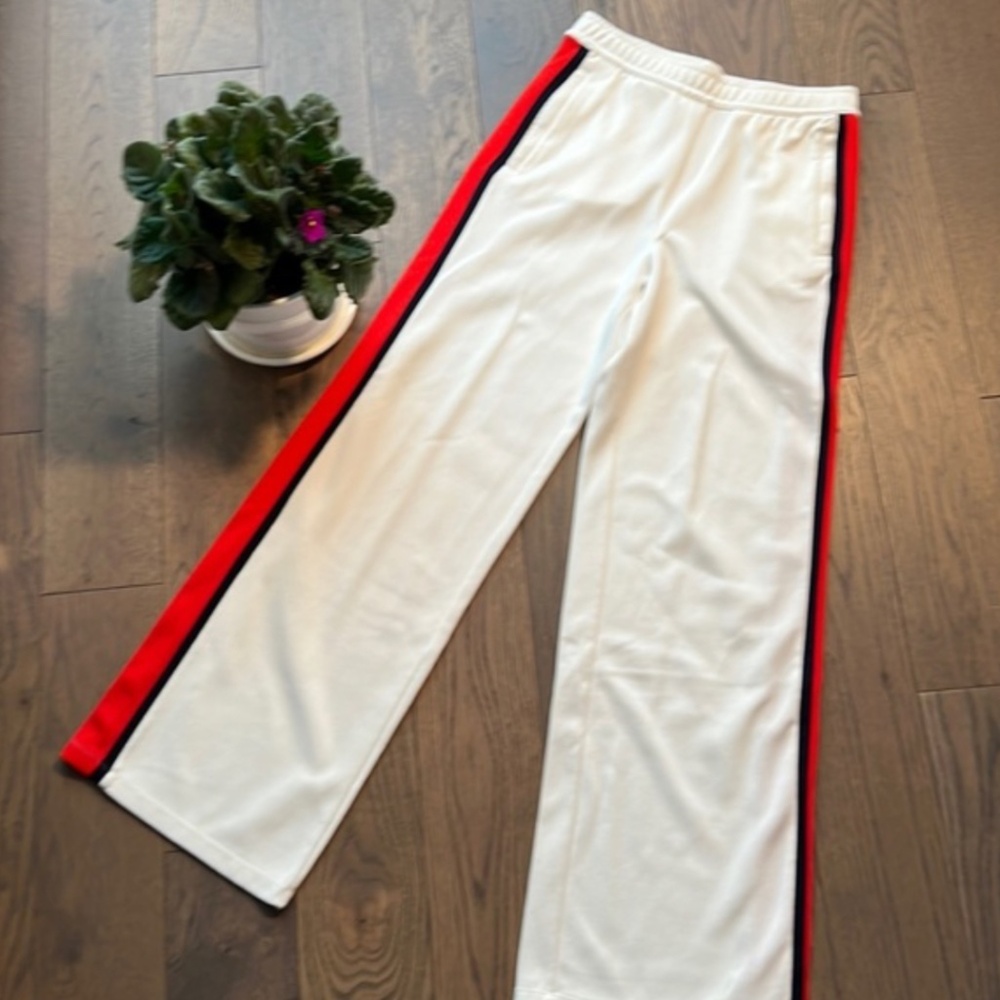 Tory Burch Sport- wide leg track pants-small